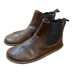 VIBAe Viba Helsinki Leather Womens Cocoa Brown Chelsea Boots 38 US 7.5/8 EUC